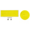 Munsingwear MQBVJX51 Golf Marker [ENVOY] Clip Mat Design, YL00 (Yellow)