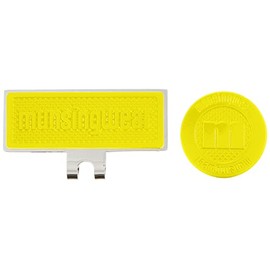 Munsingwear MQBVJX51 Golf Marker [ENVOY] Clip Mat Design, YL00 (Yellow)