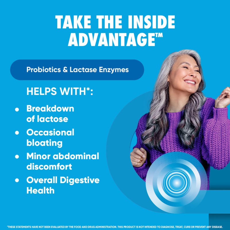 Digestive Advantage Lactose Defense Capsules (96 Count In A Box),
