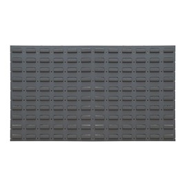 Durham LPW-34.5X20-95 Louvered Panel, Wall, (2) 17.25" x 20" Panels, Gray, 2" Height, 35" Width, 21" Length