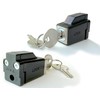 2 Pack Sliding Window Stopper Lock with 2 Keys -