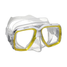 Maske Mares Ray, Maske Erwachsene - Unisex, Gelb Trasparent/Trasparent
