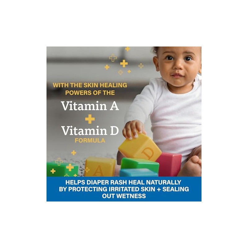 A+D A&D Zinc Oxide Diaper Cream, 4 OZ (113 g)