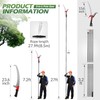 Walensee Pole Saws for Tree Trimming,7.2-27FT Extendable Tree Pruner,Manual Branch