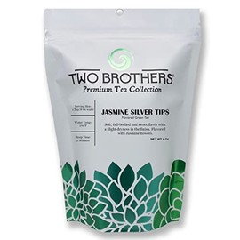 Two Brothers Coffee Roasters Premium Tea Collection Jasmine Silver Tips - 1/4 lb