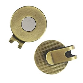 PINMEI Standard Hat Clips Golf Ball Marker Holder (Bronze)