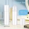 Nozefy Plastic Roller Bottles 3.38oz/100ml, 12 Pcs