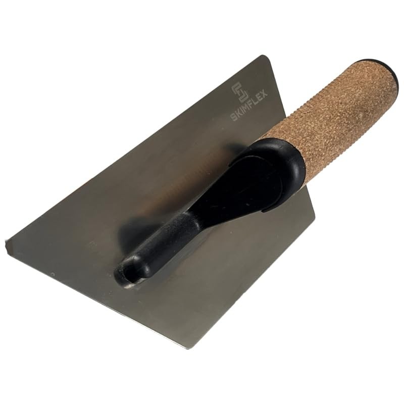 Skimflex Venetian Plaster Trowel 240mm – Stiff Trapezoid Stainless Steel