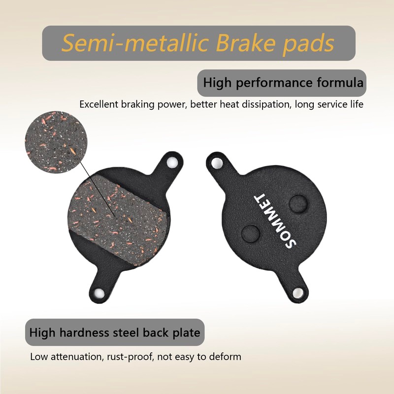 SOMMET Bicycle Disc Brake Pads for Magura Julie (2001-2008)