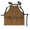 Woodworking Apron Thick Shoulder Pads Adjustable Strap Work Apron with