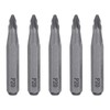 HARFINGTON 5pcs PZ0 Screwdriver Bit 5/32" Hex Shank 28mm Length