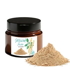 BLISSANY Miswak Natural Toothbrush Wood for Bright White Teeth Vegan and Environmentally Friendly (50 g (Pack of 1)