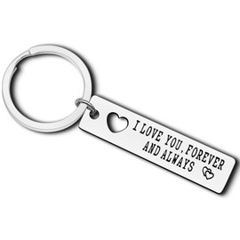 Boyfriend Gifts Keychain Couple Gift Anniversary Jewelry Gift for Wife Husband Valentines Day Gift for Girlfriend Boyfriend Birthday Christmas Wedding Engagement Gift for Him Her