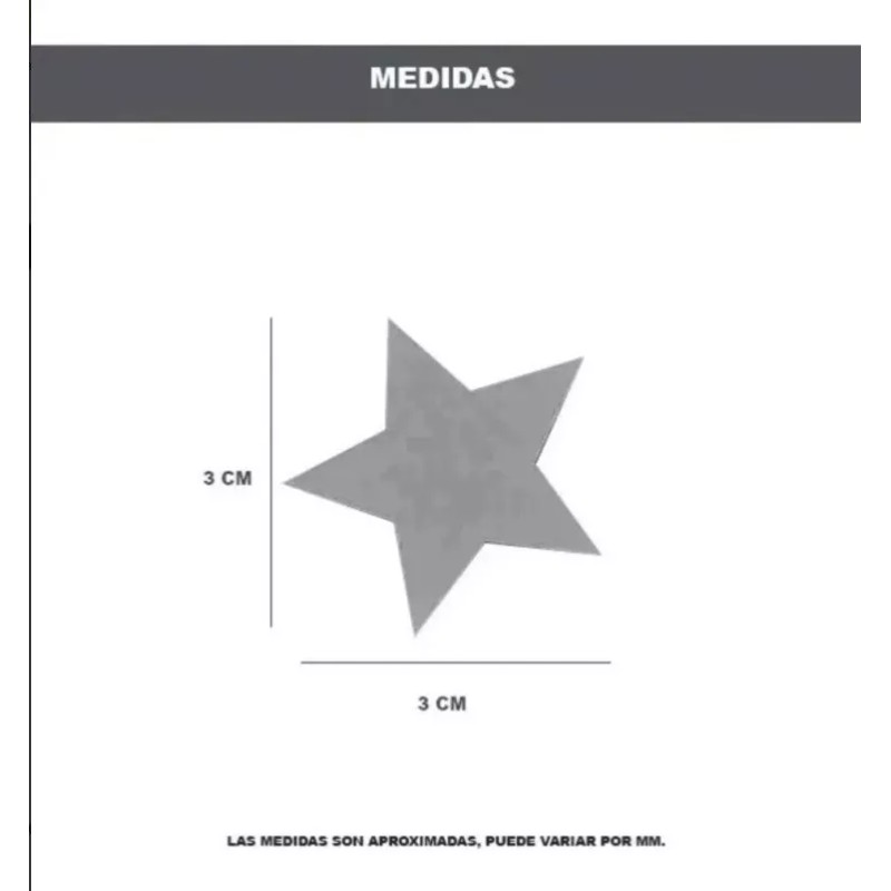 Molin Paquete 100 Estrellas Fluorescentes Fosforescente Adorno