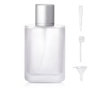 Yerpkefey 100ml/3.4 Oz Frosted Glass Spray Bottle Perfume Atomizer,Refillable Perfume