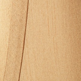 Set of 6 Round Hardback Bell Lamp Shades Celia Tan Brown Small 3" Top x 6" Bottom x 5" High Candelabra Clip-On Fitting - Springcrest