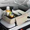 Car Armrest Center Console Pad, Ergonomic 7cm Height Boost, Side