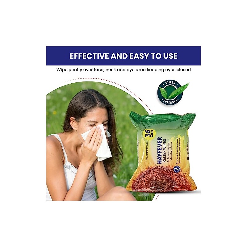 Hayfever Wipes Healthpoint Hay Fever Relief Wipes for Adults &