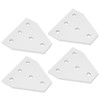 203040 T Shape Joining Plate Aluminium Alloy 5‑Hole Joint Bracket