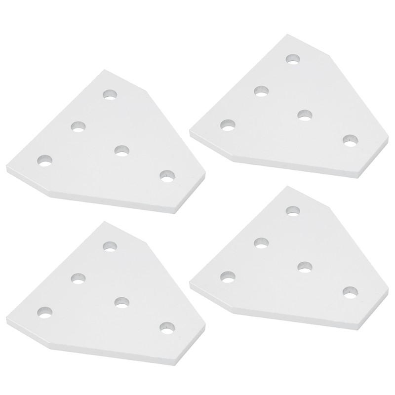 203040 T Shape Joining Plate Aluminium Alloy 5‑Hole Joint Bracket