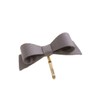 VINGTAINE H7270-GY Grosgrain Ribbon Pony Hook Hair Cuff, Basic, Elegant,