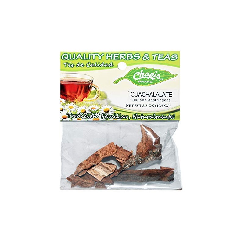 6 PIECES CHAPIS CUACHALALATE NATURAL HERBS HIERBAS Net Wt. 3/8