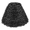 DrawPies Black Plastic Chain, 100Ft Plastic Chain Links Safety Chains