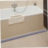 WOONEKY Seal Strip Water Barrier Flexible Bathtub Splash Guard for