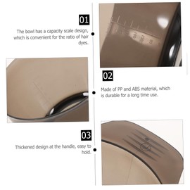 Gatuida 2pcs Hair Coloring Kit Professional Dyeing Brush Tinting Bowl Set for DIY Hair Dyeing Durable Washable Tools