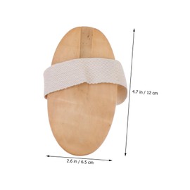 Mikinona Shower Brush Set 4pc Bamboo Foot Brush Kit Handle Exfoliating Brush Gentle on Skin