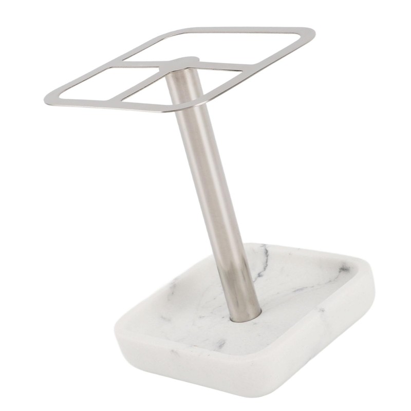 304 Stainless Steel Toothbrush Holder, Space Saving Toothpaste Storage Stand