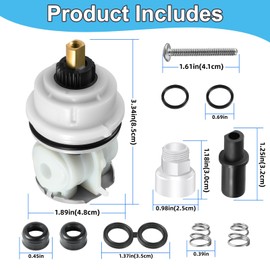 RP32104 Shower Cartridge Replacement Assembly, Compatible with Delta Monitor 1700 Series (1998-2005) Showers, for Tub and Shower Faucet Valve