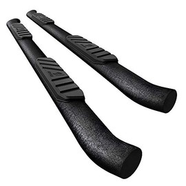 Tyger Auto TG-SS2C35048 Tyger Rider Running Boards Compatible with 07-18 Chevy Silverado/GMC Sierra 1500 (Inc. 19 LD/Limited); 07-19 2500/3500 | Double & Extd Cab | 3.5" W | Textured Black Side Step