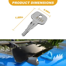A154 SKS roof rack key,Replacement Keys for Yakima SKS Roof Racks, Carriers, Crossbars(2 pack-Code A154)