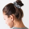 24 Ligas para Cabello de Satén Bandas Elásticas Sedosas Coleteros