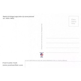 GREETINGS FROM MASSACHUSETTS [ ONE Reprint vintage Large Letter name postcard ST