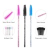 Disposable Eyelash Brushes - ShiningUU 200 Pcs Premium Fiber Bristles
