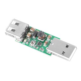 Fafeicy Up Converter Module, USB to USB 5V to 6-15V Adjustable Output Voltage Step Up Board DC-DC Step Up Converter Module