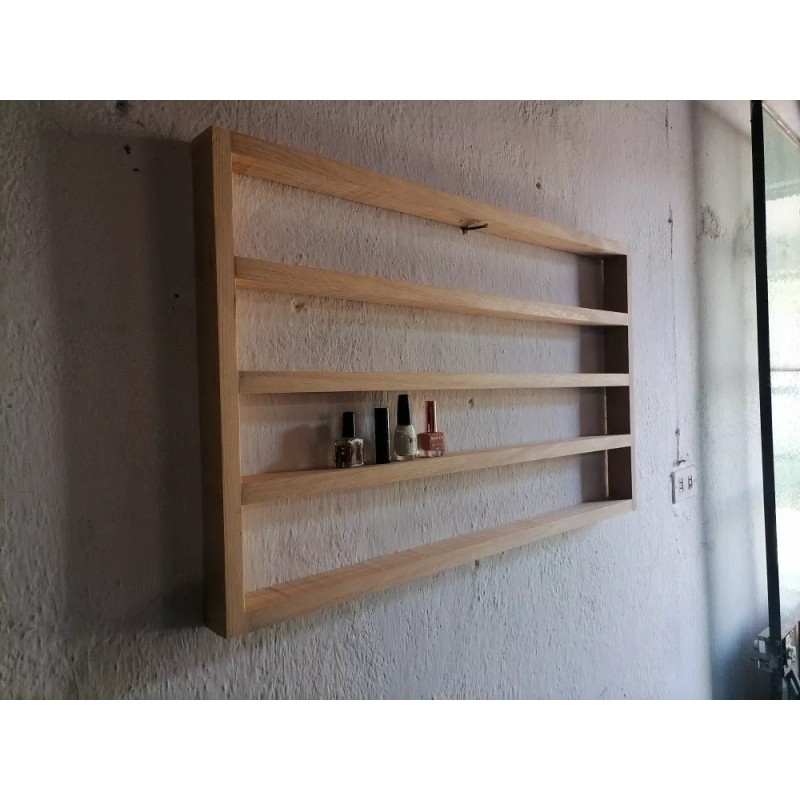 Heand Made Exhibidor Esmaltero Multiusos Maquillaje De Pared Juguetero