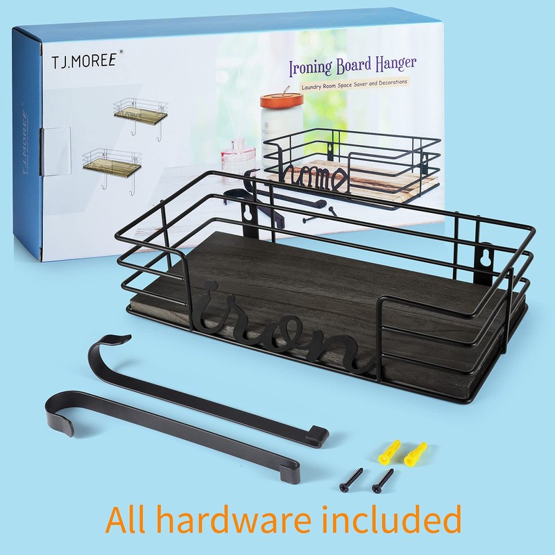 TJ.MOREE Ironing Board Hanger Wall Mount - Laundry Room Iron