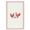 KitchenCraft KCFHENTTPK2 'French Hen' 100% Cotton Printed Chicken Tea Towels,