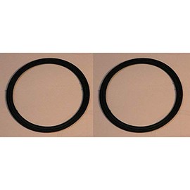TOTO Bathroom Parts and Repair Supplies Drain Fitting Gasket (for 3.9 inches (100 mm) Diameter Drain Tubes) [AFKA016] Set of 2