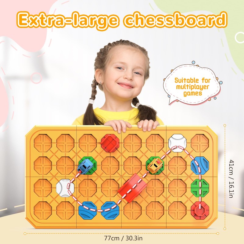 STEM Logic Road Builder Toys: Board Games Toys for 5