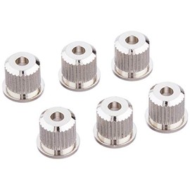 GOTOH String Bushings for Guitar, Set of 6, Nickel (PTLB-1N) TLB-1N