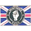 GBJUK Northern Soul Union Jack Enamel Pin Lapel Badge with