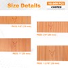 KIMSING 23 Gauge 3/4-inch (20mm) Copper Coating Micro Pin Nails