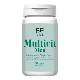 Suplemento Para Hombre Multivit Benat Con Ginseng 60 Caps