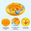 TSHAOUN Safe Seat Inflatable Swimming Float, Inflatable Float Swimming Ring,