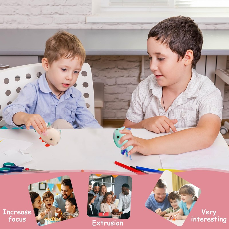 2PCS Axolotl Squishy, Axolotl Toy Axolotl Gifts Adorable Axolotl Toy