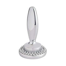 HIC Kitchen Dual Sided Meat Tenderizer Marinating Prep Tool, Chrome-Plated Zinc, 835 Grams, For Flattening Cutlets And Tenderizing Meat